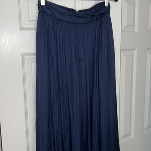 Jcrew Point Sur Navy Maxi Skirt